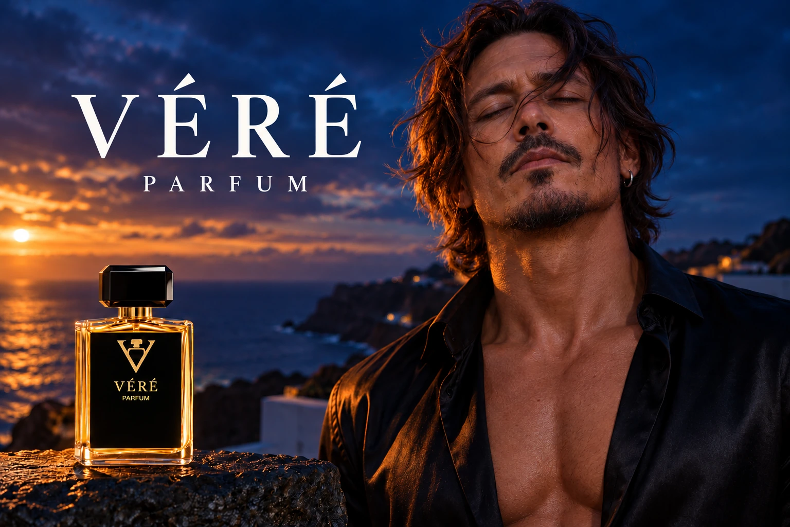 VÉRÉ MEN01 · 胡椒与薰衣草 · VÉRÉ 品牌海报