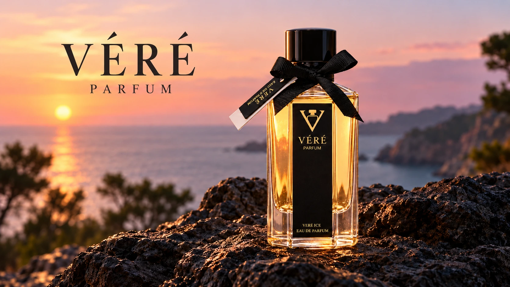 VÉRÉ UNI04 · 茶叶与水莲 · VÉRÉ 品牌海报