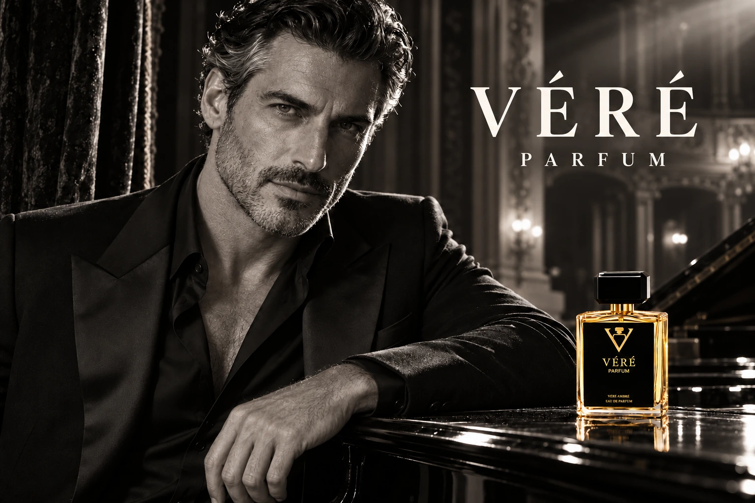 VÉRÉ MEN06 · 胡椒与暖香草 · VÉRÉ 品牌海报