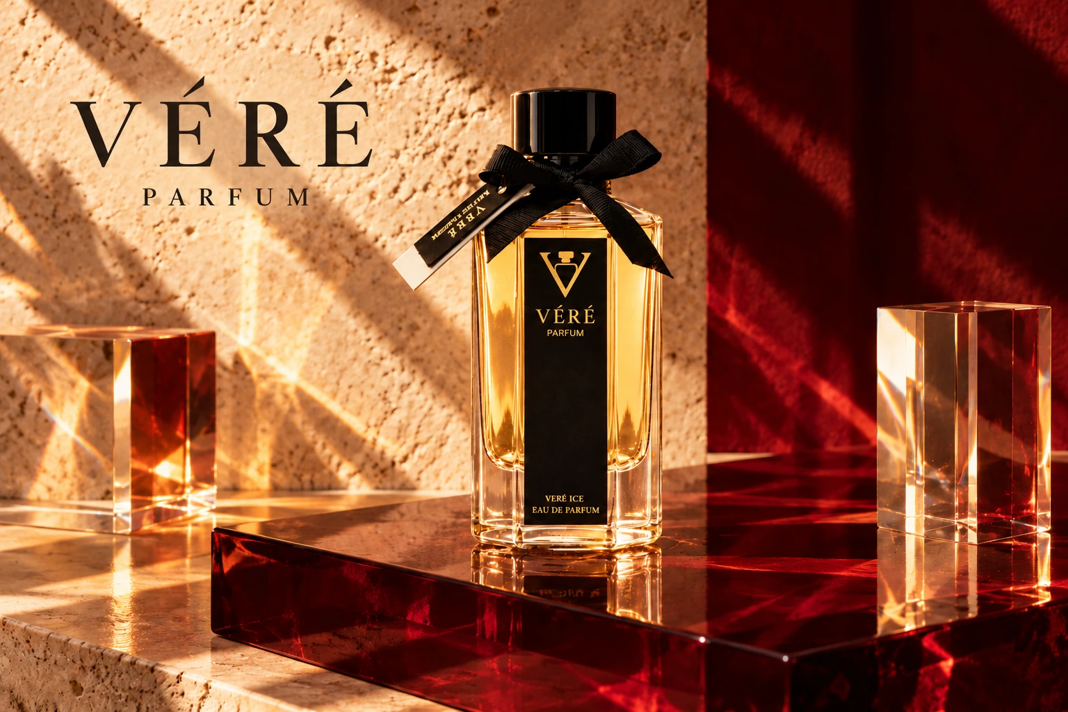 VÉRÉ UNI09 · 杏仁与藏红花 · VÉRÉ 品牌海报