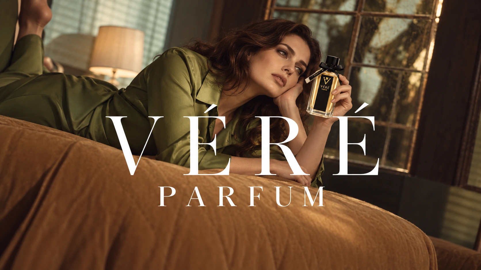 VÉRÉ UNI06 · 绿叶与玫瑰 · VÉRÉ 品牌海报