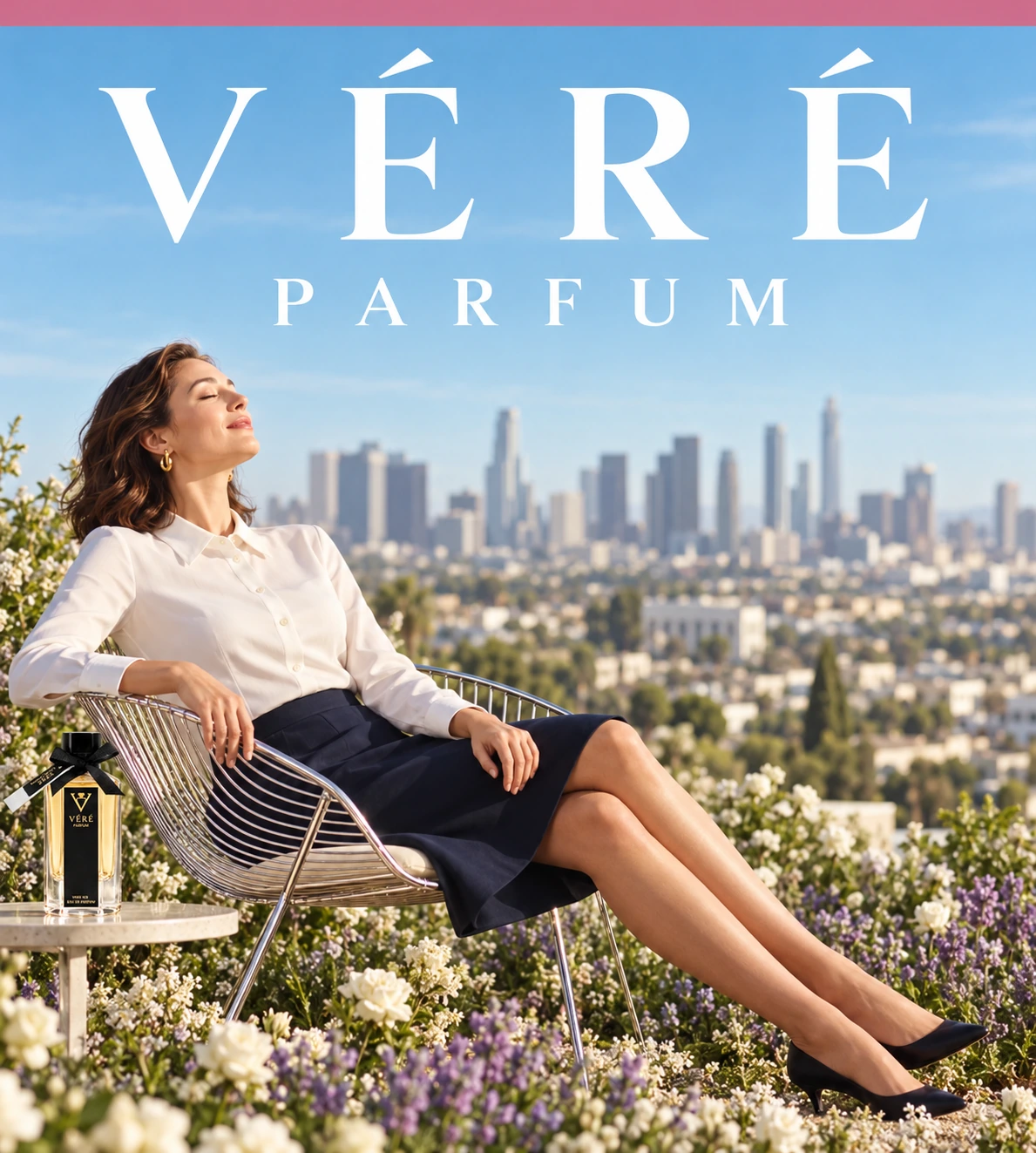 VÉRÉ UNI08 · 玫瑰与茉莉 · VÉRÉ 品牌海报