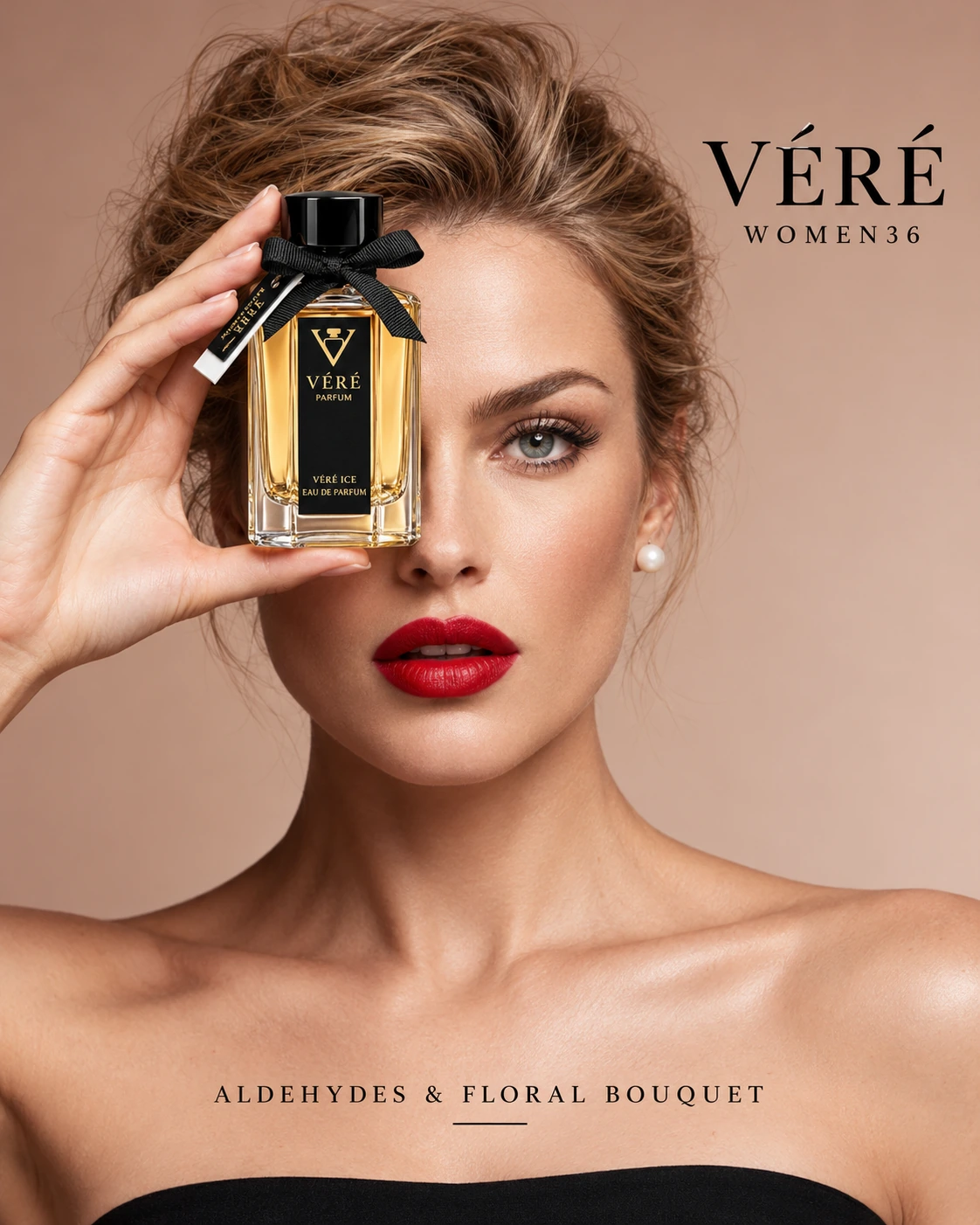VÉRÉ WOMEN36 · 醛香与繁盛花束 · VÉRÉ 品牌海报