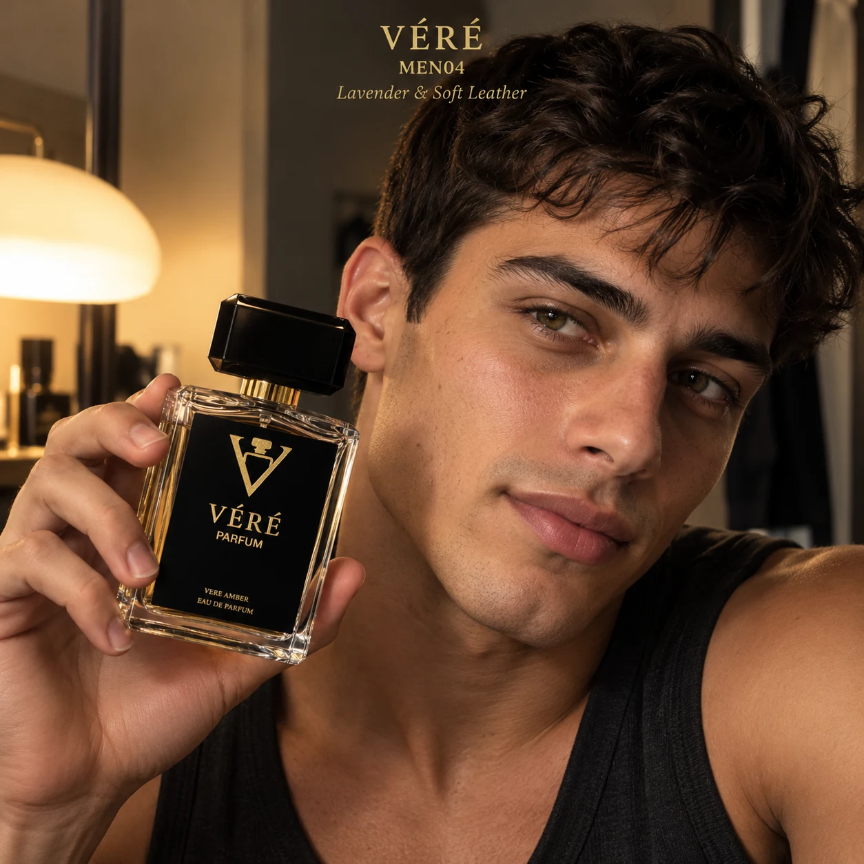VÉRÉ MEN04 · 薰衣草与柔软皮革 · 人物特写