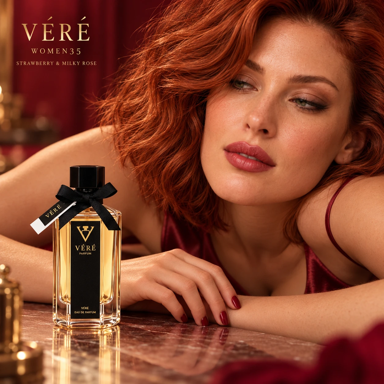 VÉRÉ WOMEN35 · 草莓与奶香玫瑰 · 人物特写